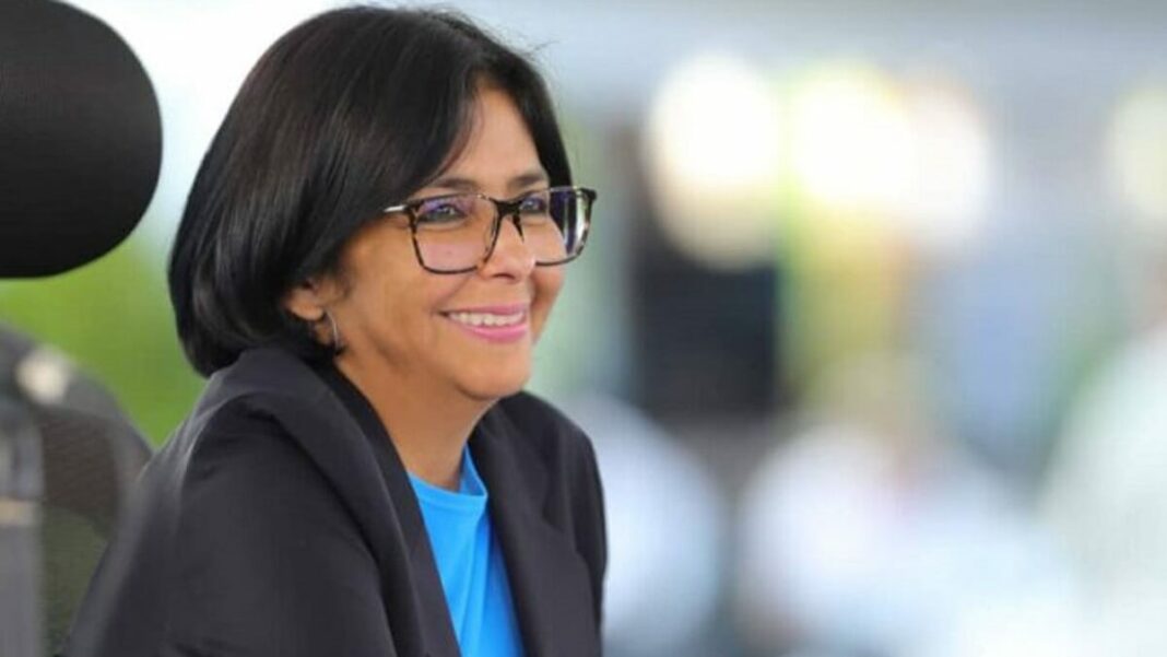 Vicepresidenta ejectiva Delcy Rodríguez. Foto cortesía