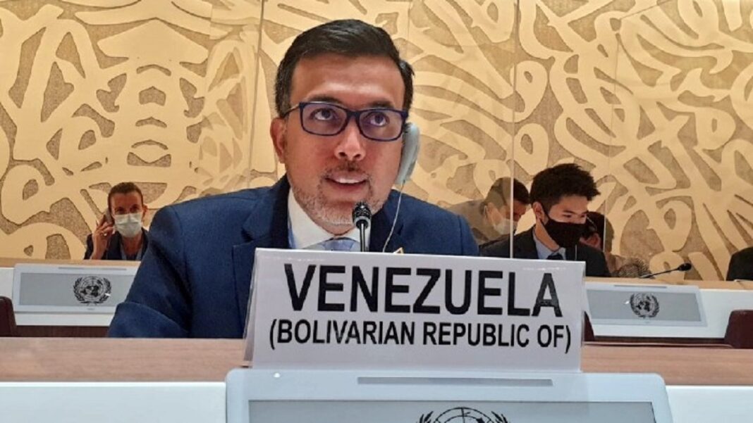 Héctor Constant, embajador de Venezuela ante la ONU.