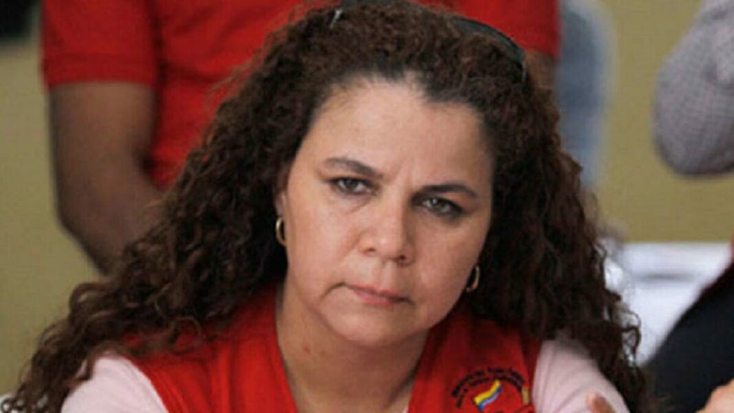 Iris Varela, exministra de Asuntos Penitenciarios. Foto cortesía