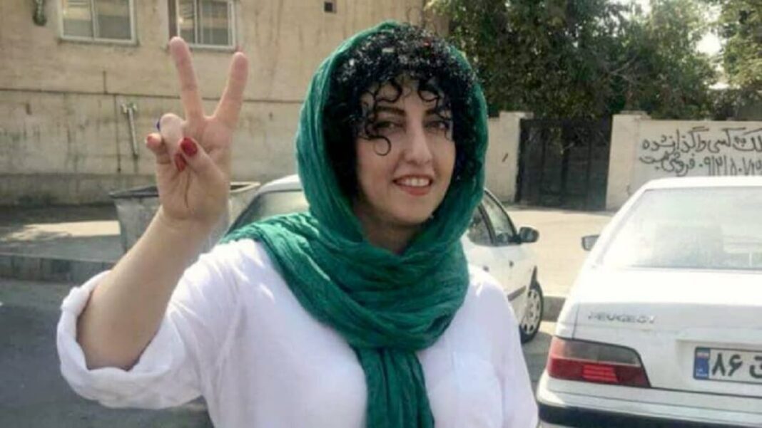 Narges Mohammdi ha sido detenida y condenada a 31 años de cárcel por su lucha a favor de las mujeres. Foto cortesía