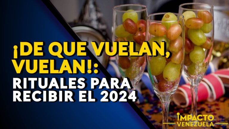 ¡DE QUE VUELAN, VUELAN!: Rituales para recibir el 2024 – VIDEO