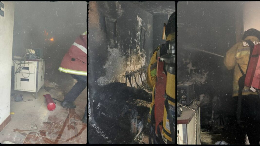 Incendio acaba con una vivienda en San Cristóbal