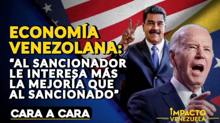 ¡EL MUNDO AL REVÉS! Economía venezolana: “Al sancionador le interesa más la mejoría que al sancionado” – VIDEO