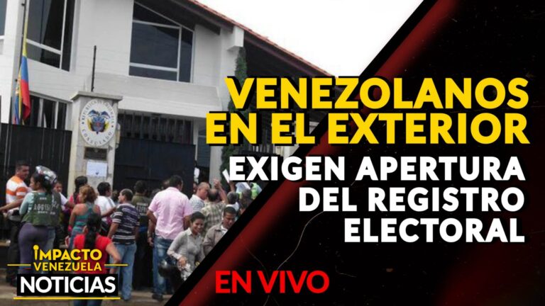 VENEZOLANOS EN EL EXTERIOR exigen apertura del Registro Electoral – VIDEO