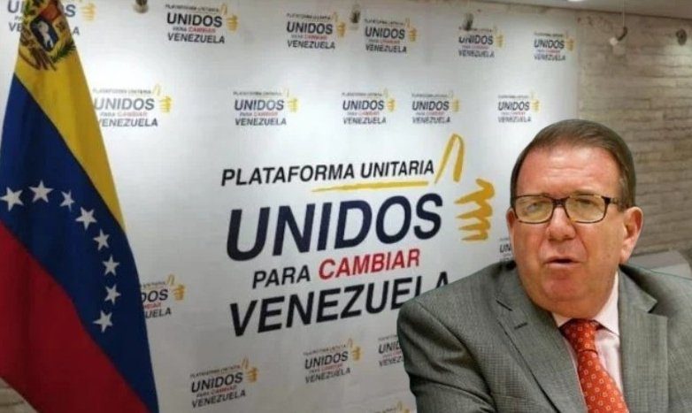 El candidato unitario de la oposición, Edmundo González Urritía,