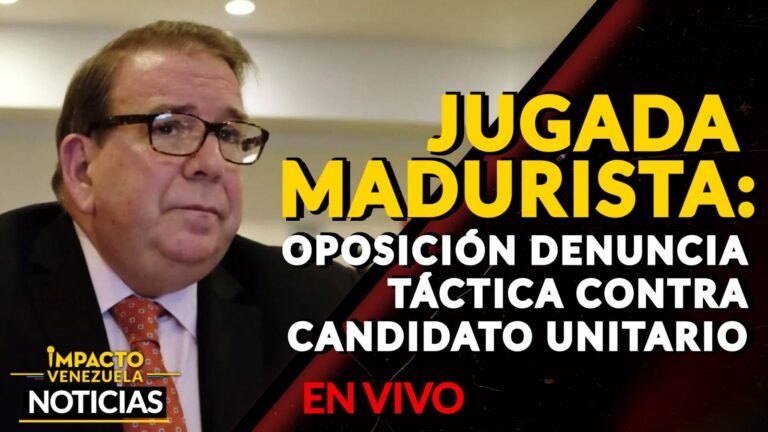 JUGADA MADURISTA: oposición denuncia táctica contra candidato unitario – VIDEO